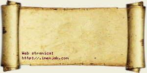 Tamara Vujinović vizit kartica